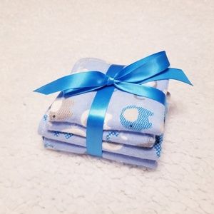 Baby burp cloths and wash cloths